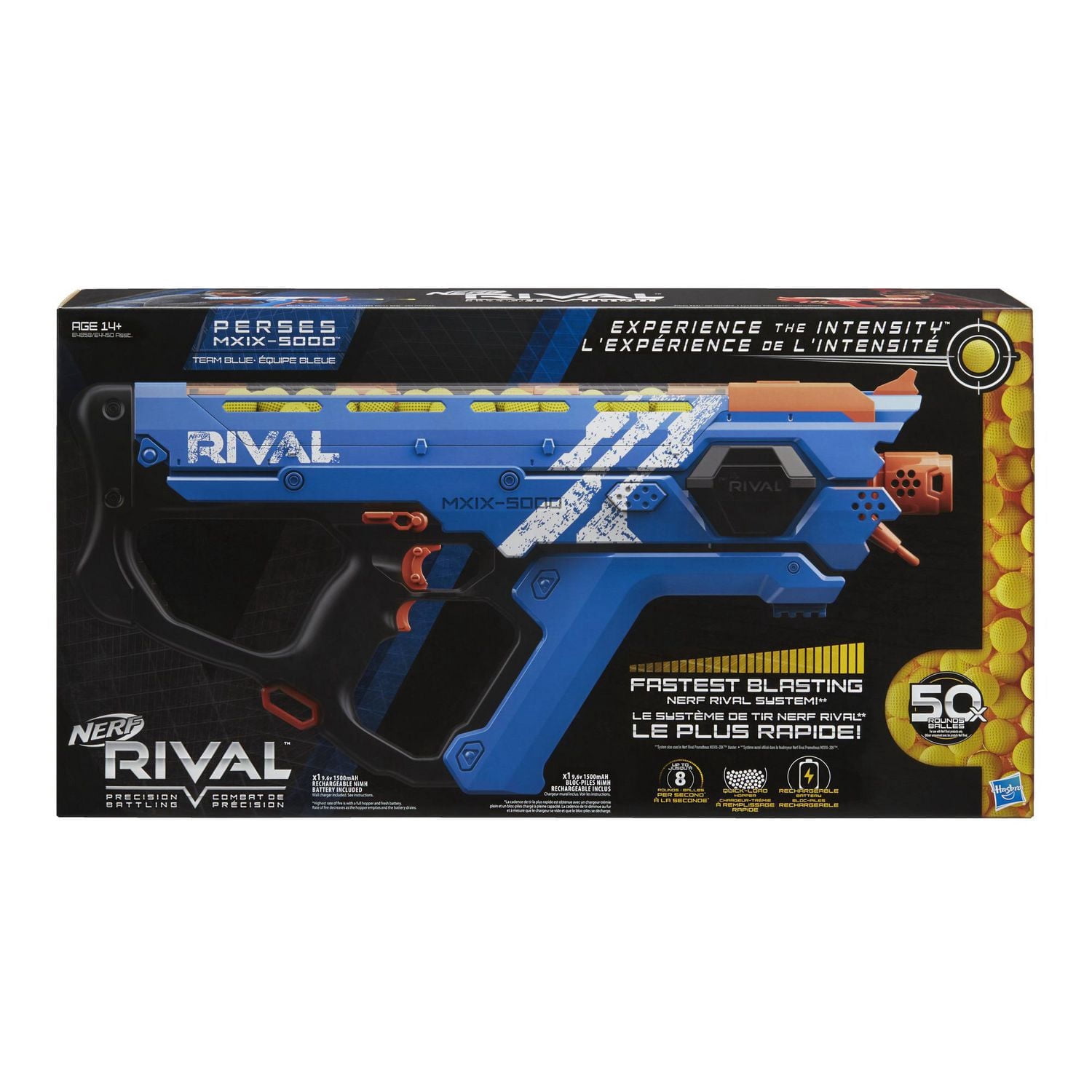 Perses MXIX-5000 Nerf Rival Motorized Blaster (blue) - Walmart.ca