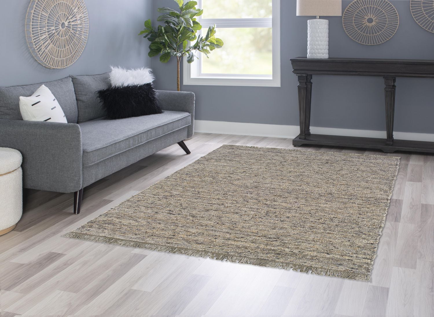 Verginia Berber Dark & Natural 7 ft. 10 in. x 4 Area Rug