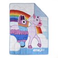 thumbnail image 1 of Couverture lestée pour enfants Émoji Licorne (36 x 48 pouces), 5 lbs, 1 of 6