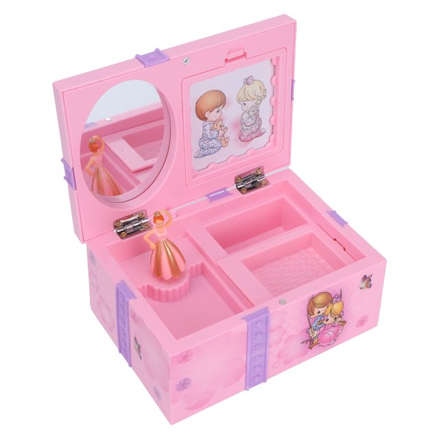 Ballet Girl Music Jewelry Case, Rotating Ballearina Music Jewelry Box Ballet Girl Music Jewelry Box For Home For Bedroom