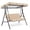 Beige, variant on Outdoor Sunscreen Chair, Waterproof Garden Bench, Foldable Lightweight Design, Modern Rattan Style, for Patio Deck, Uv Protection, Durable Wicker Material, Compact Storage, for Relaxing,