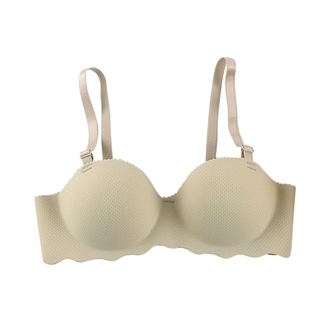 Timegard Womens Push up Bras Seamless Full Support Wirefree Adjustable Strap Comfortable Everyday Bra