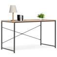 thumbnail image 1 of vidaXL Computer Desk Black and Oak 120x60x70 cm, 1 of 5