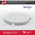 thumbnail image 3 of Sleep Zone 20" Checkerboard Napper Dog Bed, 3 of 4