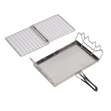 Grille-pain pour Cuisinière de Camping, Grille-Pain pour Cuisinière à Structure Stable Pliable Portable Pratique Pratique pour l'Extérieur