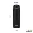 thumbnail image 4 of Ello 18 oz Flip & Fill Black Stainless Steel Water Bottle, 4 of 7