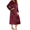 thumbnail image 2 of LSLJS Women's Fashion Fall and Winter New Long Sleeve Zipper Pajamas Home Wear, 2 of 4