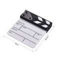 thumbnail image 3 of Compact Size Acrylic Clapboard Dry Erase TV Film Movie Director Cut Action Scene Clapper Board Slate, 3 of 7