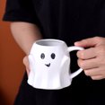 thumbnail image 2 of Maytalsory Ghosts Ceramic Coffee Mug For Halloween And Christmas Gifts Christmas Gift For Coffee Lover Family pink, 2 of 6
