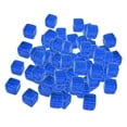 thumbnail image 3 of Milaget 100Pcs 10mm Transparent Clear Dice Set Entertainment Board Game Accessory Blue, 3 of 7