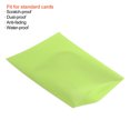 thumbnail image 4 of Unique Bargains Card Sleeves Waterproof Soft Trading Cards Protector Green 2 Pack/100 Sleeves, 4 of 5