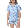 thumbnail image 2 of WEAIXIMIUNG Kid DIY Hand Painted Homewear Set Colouring Pajama Sets For And Girl Can Play With And Wea 140, 2 of 5