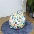 thumbnail image 3 of Fauteuil Poire à Imprimé Animal Doux pour Ados Empreinte de Patte, 3 of 8