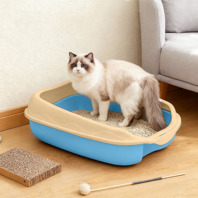 Pet Accessories Cat Litter Solution for Odor Control with Breathable Materials and Clear Observation Design for Indoor Use
