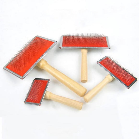 Dog Cat Hair Brush Pin Fur Grooming Long Haired Pet Dog Doggy Trimmer Comb