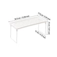 thumbnail image 2 of Étagère d'Armoire Empilable Extensible pour Comptoir de Cuisine et Organisation du Garde-Manger, Blanche, Modulaire, Pliable, Empilable, Rangement pour Assiettes, Tasses, Vaisselle et Garde-Manger, 2 of 4