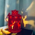 thumbnail image 3 of TopLLC Christmas Lanterns Candles LED Small Lanterns Christmas Decoration And Decoration Decorations Small lantern, 3 of 4