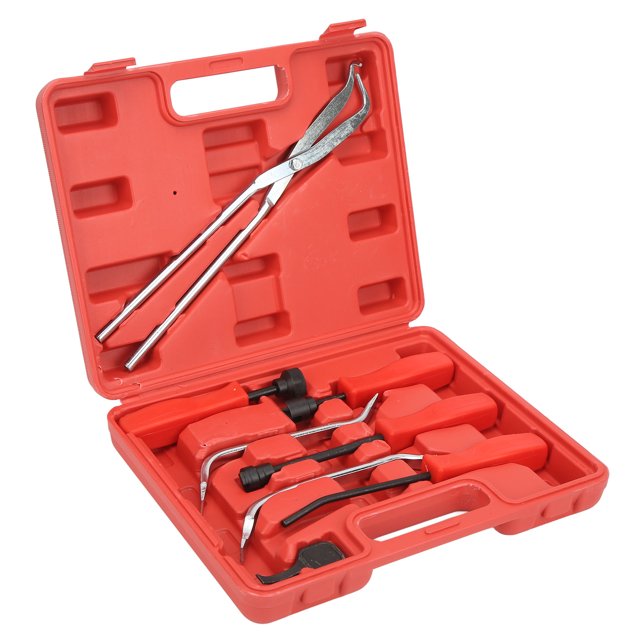 Drum Brake Master Tool, Ergonomic Oxidation Chromate Coating Drum Brake Puller Set 45 Steel Universal 8PCS For Repairing