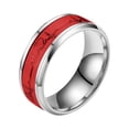 thumbnail image 1 of Birdeem Bague Électrocardiogramme en Acier Inoxydable Bague de Couple, 1 of 1
