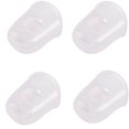 thumbnail image 3 of QualitChoice 4pcs Guitar Playing Left Hand Fingertip Ukulele Guitar Fingertip Silicone Protective Cover transparent M 1Set, 3 of 6