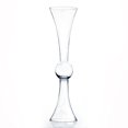 thumbnail image 1 of WGVI Trumpt Glass VASES, 24"x6"x6", Clear, 1 of 5