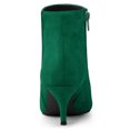 thumbnail image 4 of Unique Bargains Bottines à Talon Aiguille à Bout Pointu à Fermeture Éclair pour Femmes, 4 of 7