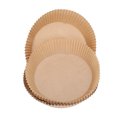 thumbnail image 2 of Papier Cuisson pour Friteuse, Résistant à l'Huile et à la Chaleur Rond Antiadhésif Jetable 50 Pcs Papier Cuisson de Qualité Alimentaire pour Restaurant Marron, 2 of 8