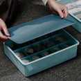 thumbnail image 3 of Ruiboury Compact And Efficient Underwear Organizer For Closet PP Organizer For Underwear Wide Applications Deep Blue 【10 Cells】, 3 of 6