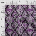 thumbnail image 1 of oneOone Georgette Viscose Purple Fabric Block Sewing Craft Projects Fabric Prints By Yard 42 Inch Wide, 1 of 5