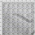 thumbnail image 4 of oneOone Georgette Viscose White Fabric English Breakfast Craft Projects Decor Fabric Printed By The Yard 42 Inch Wide, 4 of 5