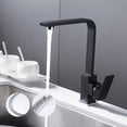 thumbnail image 4 of Robinets de Cuisine Bec Pivotant 360 Mitigeur d'Évier Chrome Levier Simple Robinets Laiton x, 4 of 9