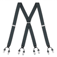 thumbnail image 1 of Buyless Fashion Bretelles pour Hommes - 48 Sangles Élastiques Ajustables 1 1/4 - Forme en X, 1 of 1
