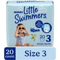thumbnail image 1 of Couches de baignade jetables Huggies Little Swimmers, taille 3 (7 à 12 kg [16 à 26 livres]), 20 unités, 1 of 7