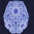 thumbnail image 1 of Ahgly Company Machine Washable Indoor Square Transitional Sky Blue Area Rugs, 7' Square, 1 of 7
