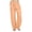 Orange, variant on Timegard Cotton Linen Pants for Women Elastic Waist Drawstring Fall Travel Casual Pants with Pockets