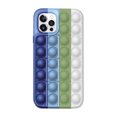 thumbnail image 1 of Fidget Toys Phone Case,Push Poping Bubble Silicone Protecive Phone Case for iPhone7/8/7Plus /8Plus/ X/XS/ XR/XS MAX/11/11Pro/11ProMAX/12/12Pro/ 12ProMAX（Drak Blue-White）, 1 of 7