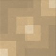 thumbnail image 1 of Ahgly Company Tapis de Zone Carré Lavable en Machine Jaune Orange, 5 Pieds Carré, 1 of 7