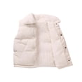 thumbnail image 2 of QIPOPIQ Puffer Vest Girls Floral Fleece Lined Clearance, 2 of 7