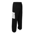 thumbnail image 4 of Men's Cargo Work Pants Straight Fit Casual Adjustable Hem Daily Wear Comfortable Loose Fit Jogger Trousers with Drawstring, 4 of 5