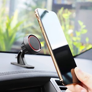 Support de téléphone de voiture Universal Dashboard Magnetic Phone Mount for Car, mains rotatives Free Cell Phone Support de voiture pour téléphones cellulaires