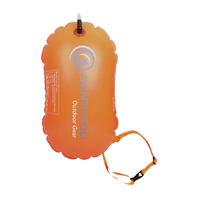 Lipstore Swim Buoy for Open Water Accessory Swim Float for Kayakers Swimmers Training Orange