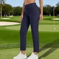 thumbnail image 2 of Pantalon de Golf pour Femmes Extensible Respirant Décontracté Couleur Unie Pantalon Court 1 Pce, 2 of 9