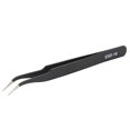 thumbnail image 3 of Stainless Steel Tweezers 2PCS ESD-15 Anti-Static  Tweezers Stainless Steel Curved Tweezers Maintenance Tools, 3 of 8