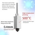 thumbnail image 3 of Extruder Hot End Kit 3D Printer Detachable Hotend Nozzle Set 3D Printer Replacement Parts for Bambu  X1 P1P X1 Carbon, 3 of 8