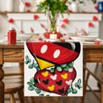 thumbnail image 5 of Valentine's Day Decorations Valentine's Day Heart Print Table Flags Party Table Kitchen Mats, 5 of 5