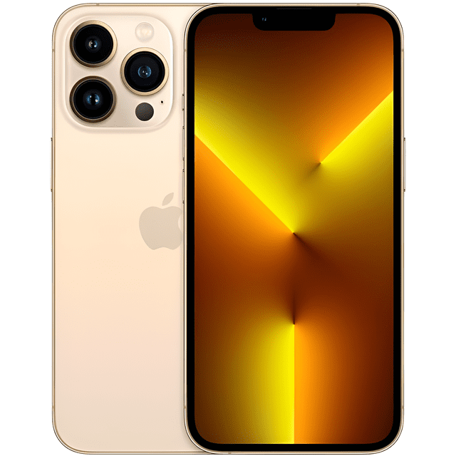 Refurbished Apple iPhone 13 Pro Max - 1TB – Gold – 12MP Triple Rear & 12MP Front Camera - Fully Unlocked Smartphone - Excellent Condition