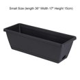 thumbnail image 3 of CAROOTU Plastic Flower Pots Family Balcony Plants Vegetables and Flowers Large Rectangular Plants Grooves, 3 of 7