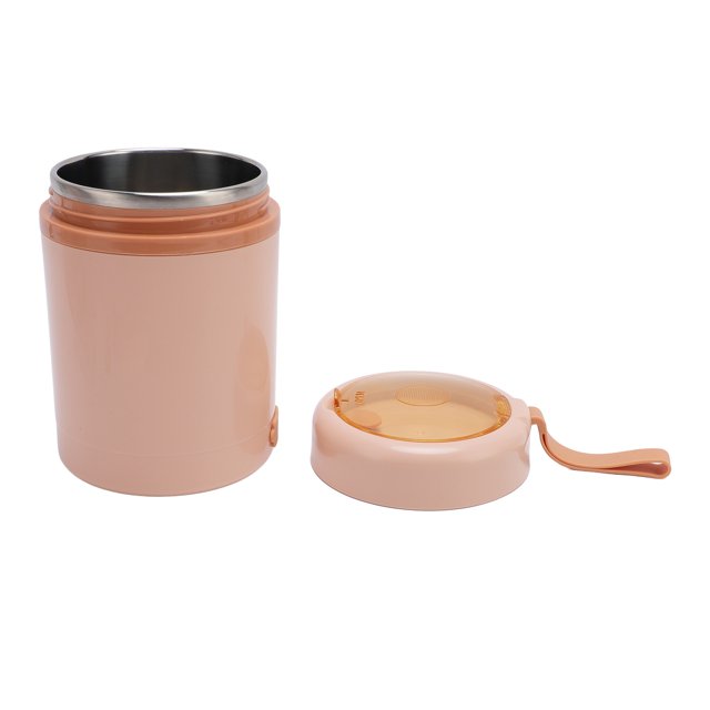 Electric Lunch Box, 600ml Portable Food Warmer Lunch Box, Insulated Food Jar Heated Soup Food Warmer for Travel Work Home Office Car Truck Men Women