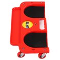 thumbnail image 3 of Rolling Knee Dolly, Rolling Wheeled Knee Pads High Impact Frame Built In Tool Tray With 5 Swivel Castors For Painting Flooring Car Repairing, 3 of 8