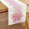 thumbnail image 2 of Binwennn Day Table Runner Letters Flowers Festive Atmosphere Decorative Tablecloth Table Runner Hot Sequin Table Table 60 Inches Long Long Table 120 Inches Wide Table 24 Wide Terracotta Table Light, 2 of 5